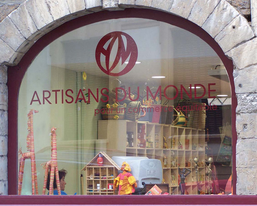 La boutique ADM du Vieux Lyon.