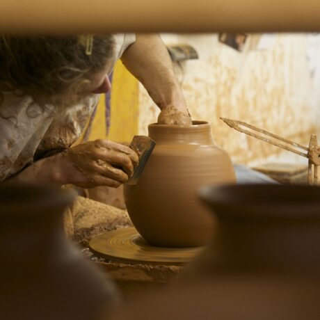 Tour de poterie, ceramique: tour de potier électrique - Cigale et Fourmi